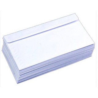 Combo 10 xấp bao thư trắng 12*22cm