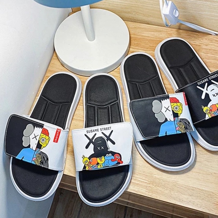 Dép nam nữ Susame street Dép quai dán thời trang
