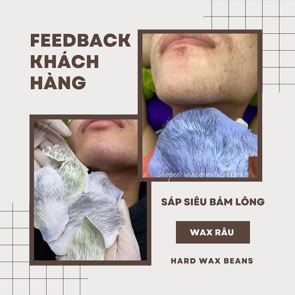 Sáp wax lông nóng wax beans, sáp Premier siêu bám lông, Hard Wax Beans nhập khẩu cao cấp