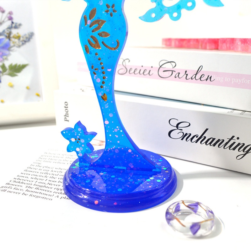 Khuôn Silicon Không Mùi Dùng Làm Trang Sức Diy Giá Đỡ