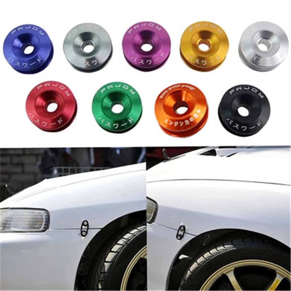 FENDER Bộ Đinh Vít Bằng Nhôm Cố Định Tấm Chắn Bùn Trước Cho Xe Hơi