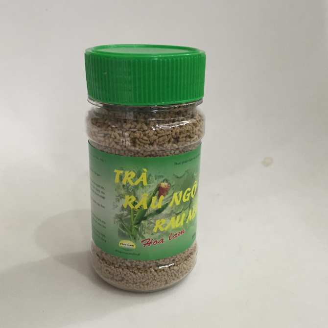 TRÀ RÂU NGÔ RAU MÁ THANH NHIỆT CỚ THỂ MÁT GAN, GIẢI ĐỘC - LỌ 150GR