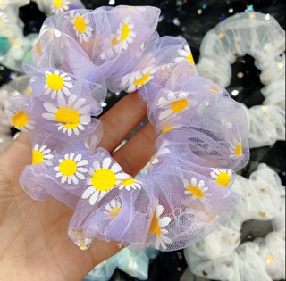 Hot hit !!!! Scrunchies voan hoa cúc