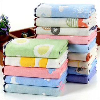[0174] Combo 5 Khăn sữa, khăn mặt sợi tre 6 lớp cho bé kích thước 25*25 cm