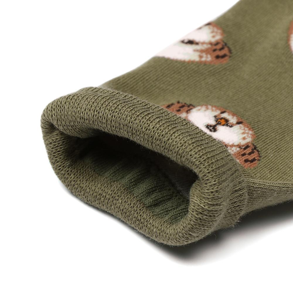 Tất Cổ Trung Họa Tiết Hoạt Hình Xinh Xắn Theo Phong Cách Nhật Bản