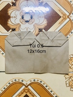 Combo 100 túi xi măng đựng hàng 0,5 (12x15cm)