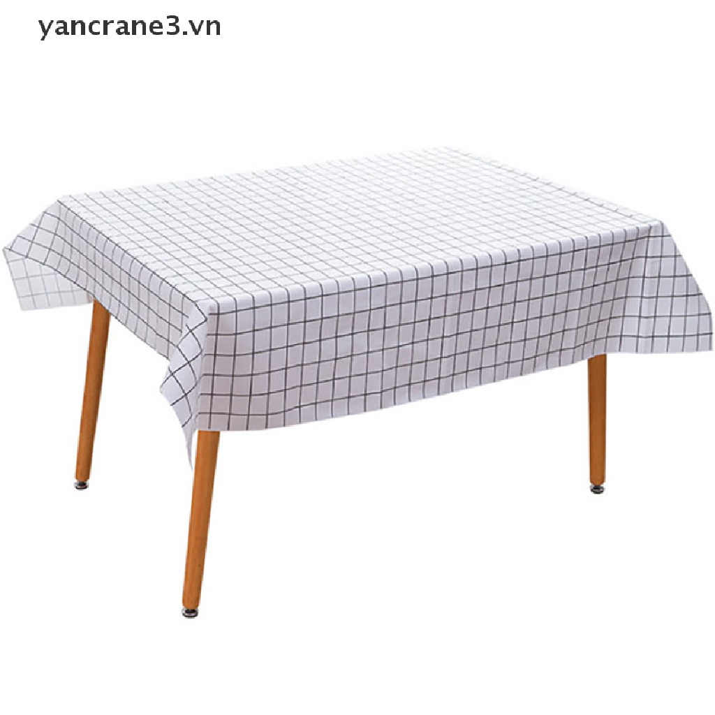 Khăn Trải Bàn Chống Thấm Nước Họa Tiết Chim Hạc Trang Trí Tiệc