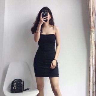 VÁY 2 DÂY MẢNH TÔN DÁNG DÚM