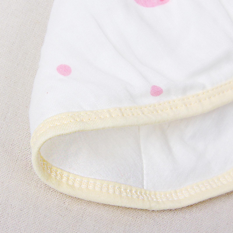 Set 2 Yếm Ăn Cotton Sợi Tre Xoay 360 Độ In Họa Tiết Hoạt Hình Xinh Xắn Cho Bé Sơ Sinh