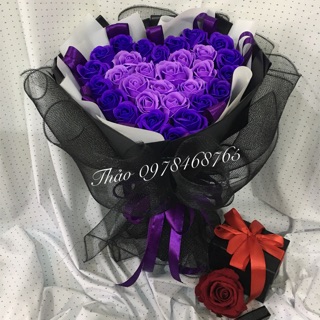 Bó Hồng Sáp Vĩnh Cửu 30 Bông