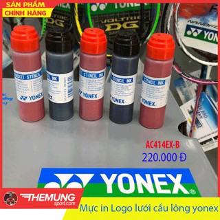 Mực in Logo lưới cầu lông yonex AC414
