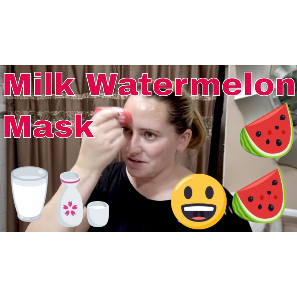 (Sẵn)🌿 Mặt Nạ Dưa Hấu Dạng Thỏi Milk Makeup Watermelon Brightening Face Mask