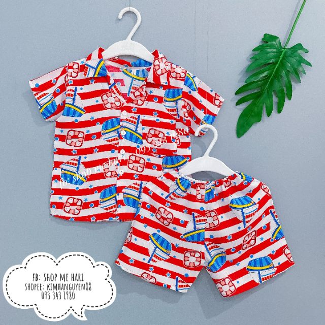 Bộ tole/bộ lanh pijama đùi tay ngắn