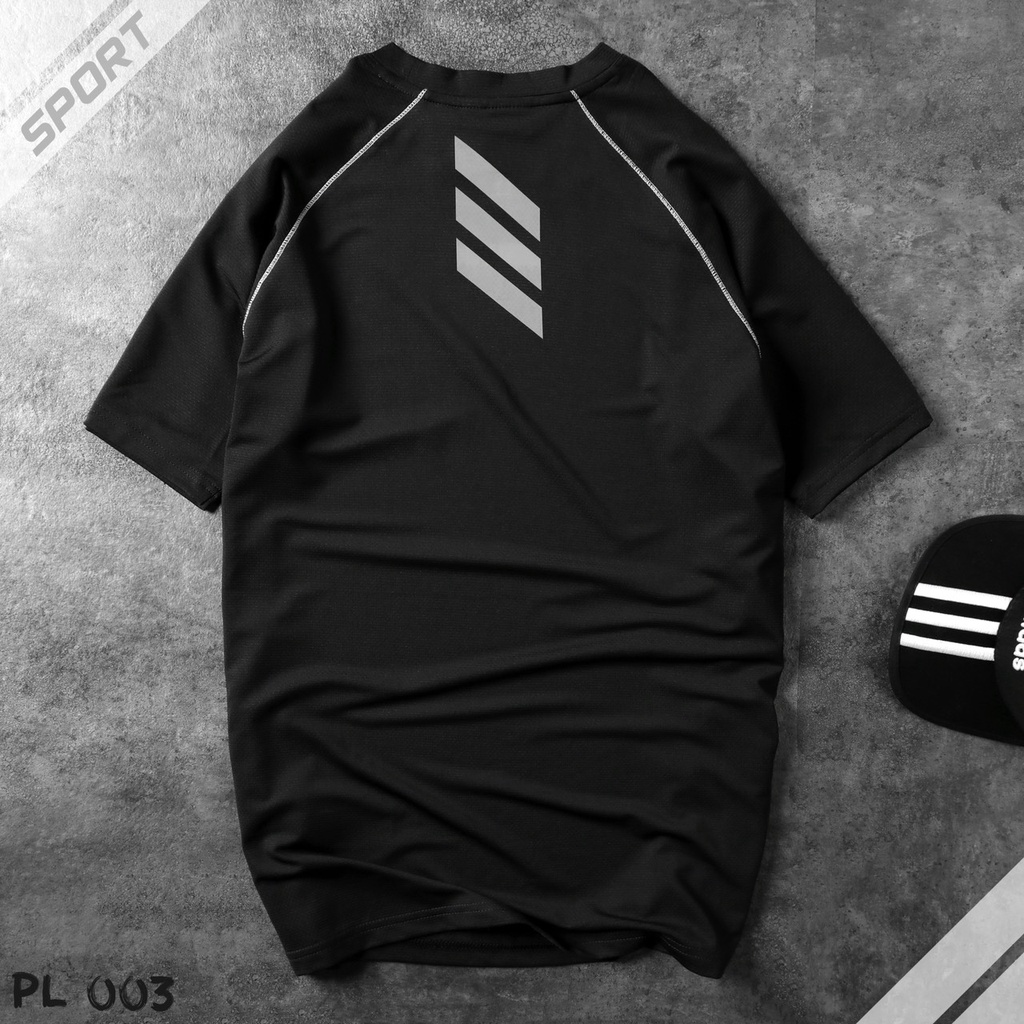 Áo thun thể thao nam chất vải chu kỳ dệt kim siêu mịn mát 8523