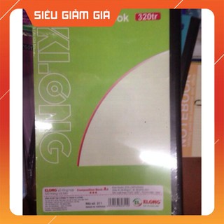 SỔ A4 KLONG 320 TRANG kẻ ngang