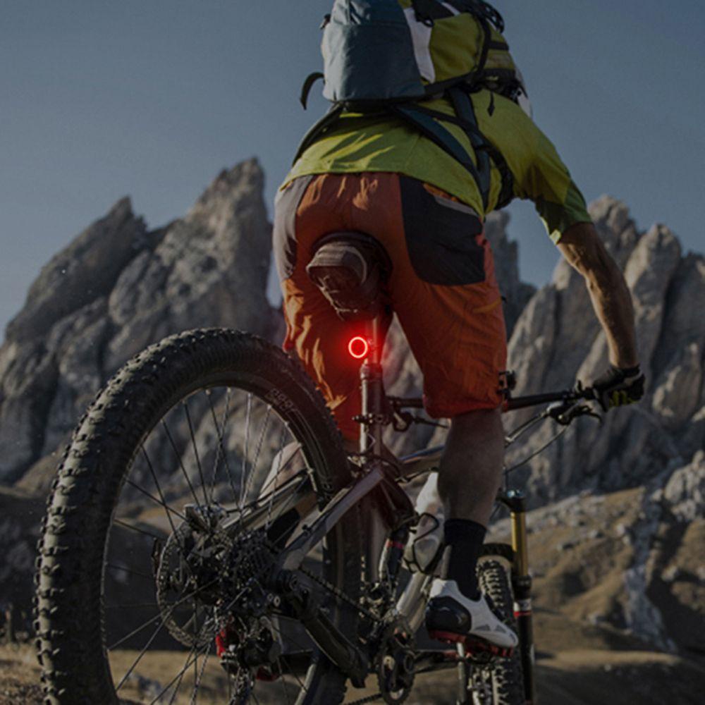 JARRED Đèn Phanh Đuôi Xe Đạp Thông Minh Chống Thấm Nước Có Thể Sạc Lại