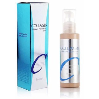 Kem nền Enough Collagen Moisture Foundation SPF15 căng bóng trong veo chuẩn Hàn 100ml