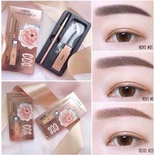 Bộ khuôn chì kẻ mày novo