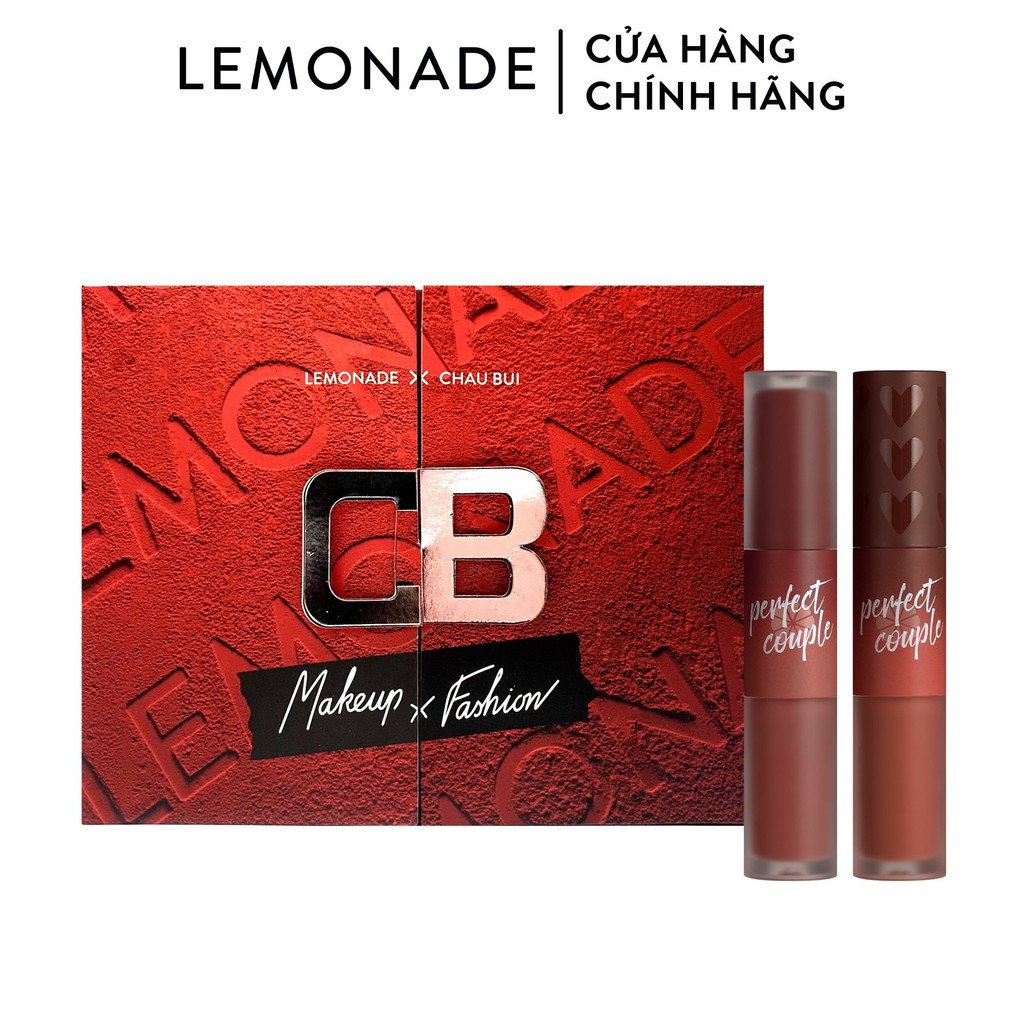 Combo 2 son Lemonade Perfect Couple Lip Fashionistar (2 cây x 8g) | BigBuy360 - bigbuy360.vn