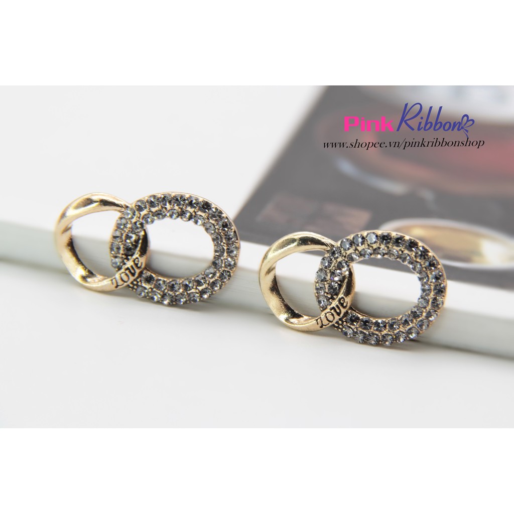 Charm Khoen đá ghi số 8