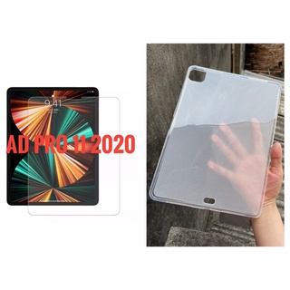 Bộ ốp lưng nhám+ kính cường lực iPad Pro 11 inch 2020