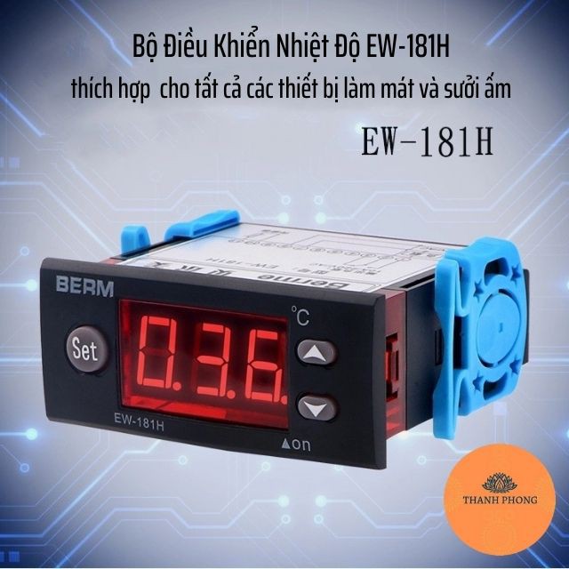 Bộ Điều Khiển Nhiệt Độ EW-181H 0-45℃ ~ 80℃