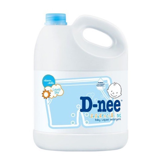 Dung dịch giặt xả Dnee 3000ml (màu xanh)