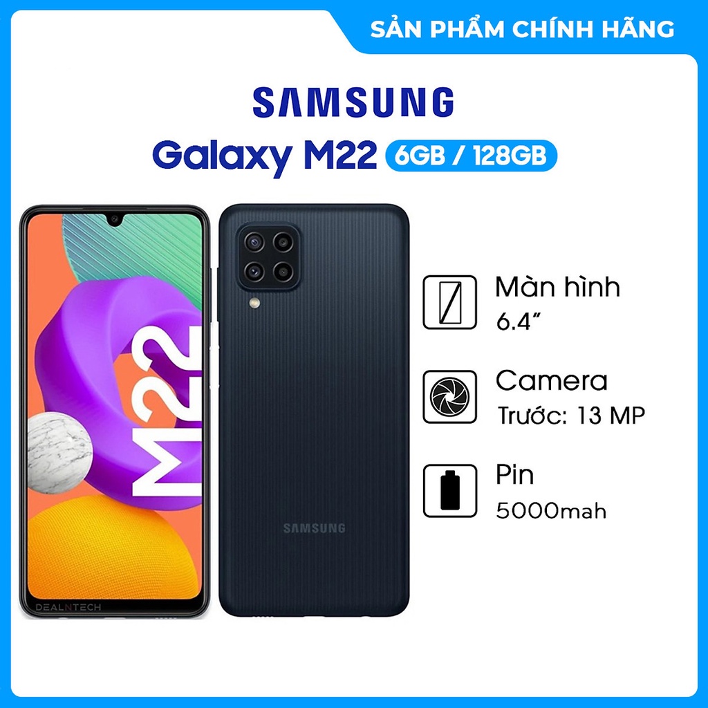 Điện Thoại Samsung Galaxy M22  - Hàng Chính Hãng
