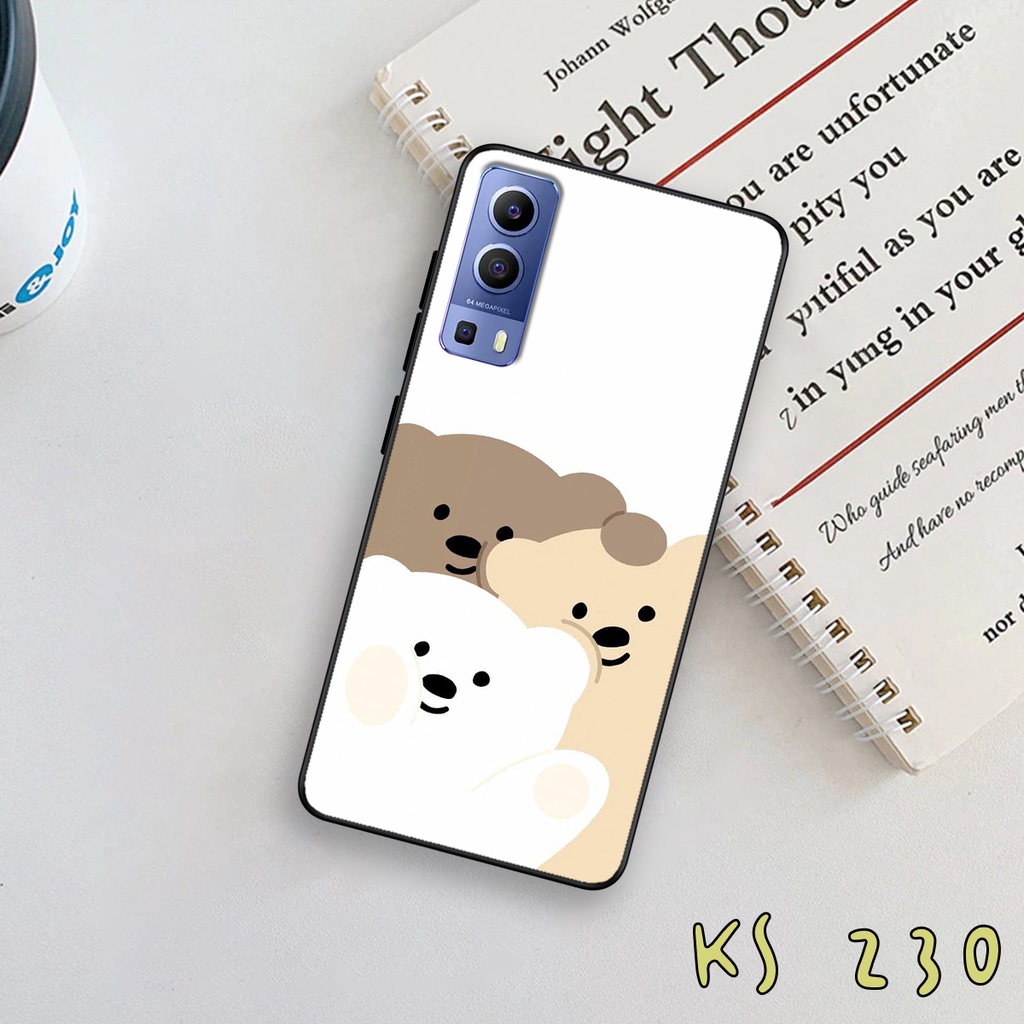 Ốp lưng Vivo y72 5G - Vivo Y15s - Vivo Y52s - Ốp in hình gấu bear ngộ nghĩnh