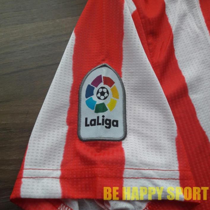 🏆 Quần Áo Đá Banh Đẹp Atletico Madrid Vải Gai Thái Cực Mát Full Logo - Áo Đấu Đẹp PP Bởi Be Happy Sport  ྃ