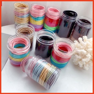 🍁 HỘP 100 DÂY 🍁🍁 TÚI 100 DÂY CHUN BUỘC TÓC NỮ SIÊU CHẮC NHIỀU MÀU