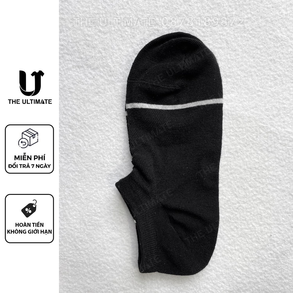 Tất cotton nữ Hàn Quốc 3 màu mềm mịn đàn hồi co giãn thoải mái êm chân The Ultimate