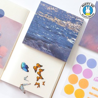 Set giấy note/giấy ghi chú kèm sticker LANDSCAPE