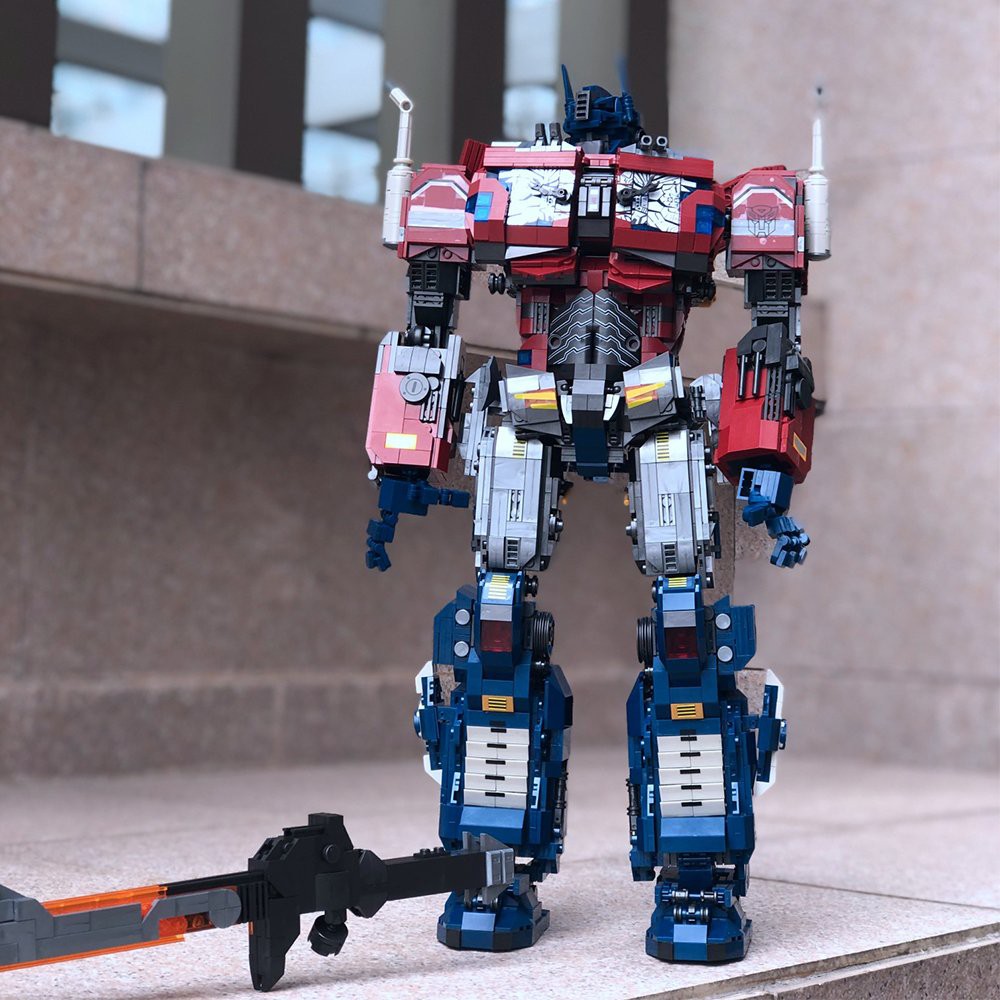 Đồ chơi Lắp ráp mô hình người máy Transformers 772 773 Optimus Mars và wasp mars