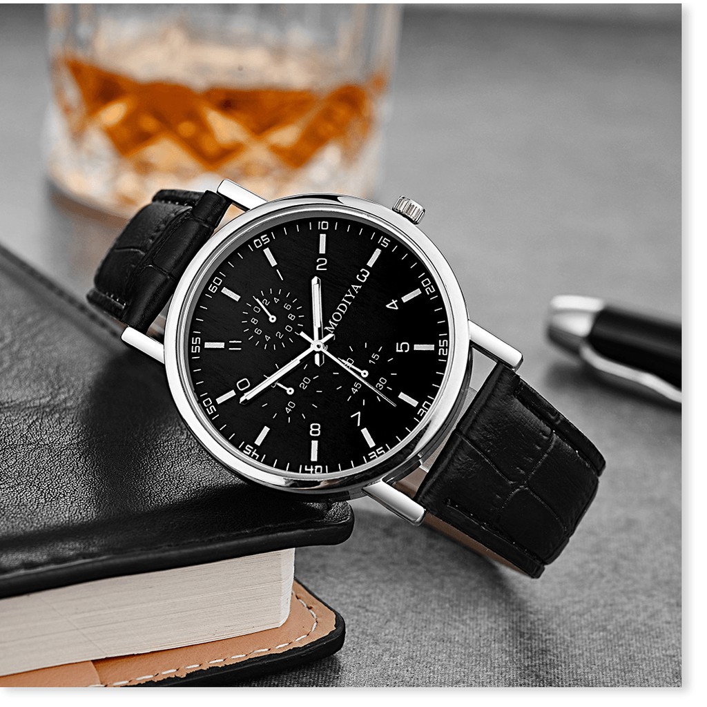 Đồng hồ nam dây da PANDAWATCH phong cách trẻ trung giá rẻ | BigBuy360 - bigbuy360.vn