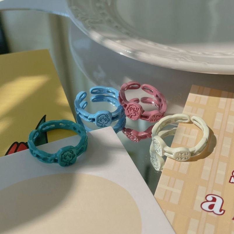 Nhẫn Hở Kiểu Hoạt Hình Xinh Xắn Trẻ Trung Phong Cách Hàn Quốc Cho Bạn Gái