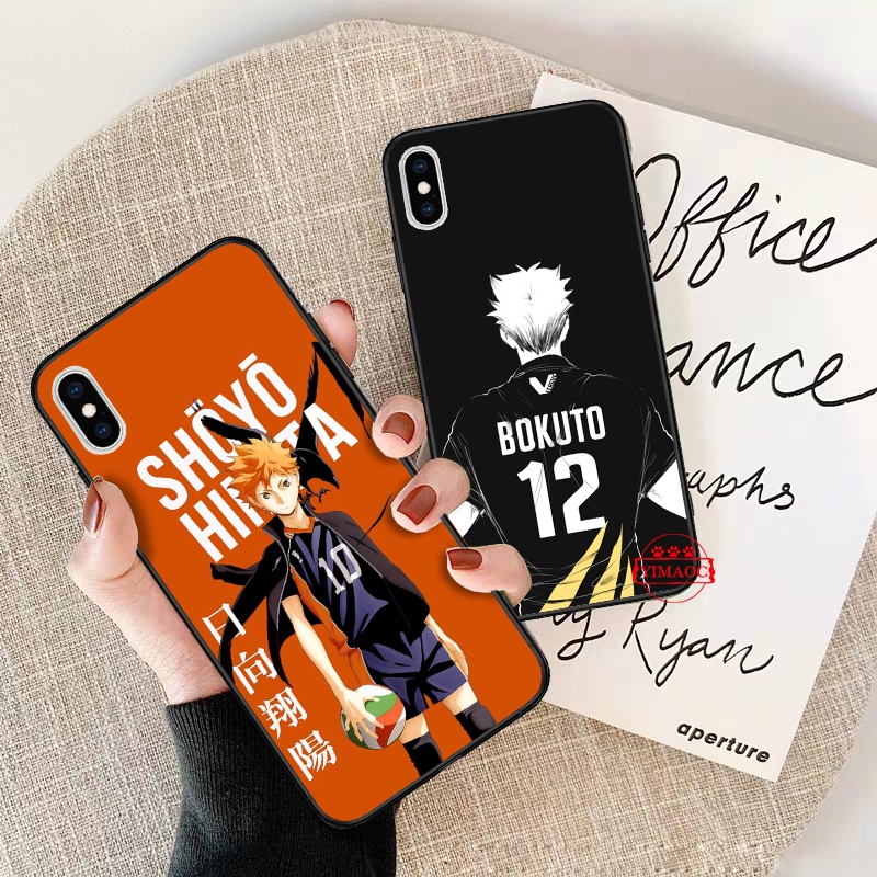 Ốp Điện Thoại TPU Dẻo Họa Tiết Hoạt Hình Haikyuu Cho iPhone 6 6S 7 8 Plus X XS XR 11 Pro Max 24TY