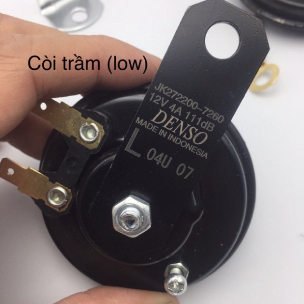 CÒI ĐĨA DENSO 12V 🏍🏍 CÒI ĐĨA Ô TÔ XE MÁY 1 BỘ 2 CHIẾC