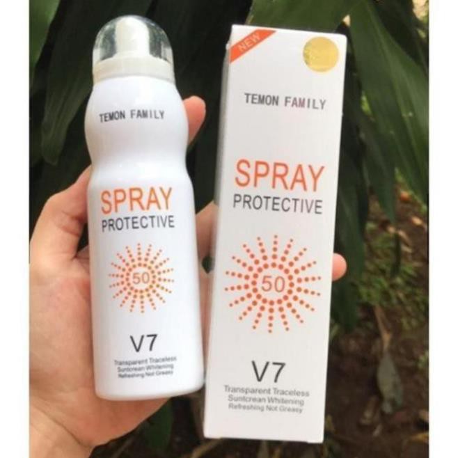 Xịt chống nắng hàn quốc sun screen v7 chống nắng hiệu quả làm trắng da - xịt chống nắng hàn quốc sun screen v7 200ml