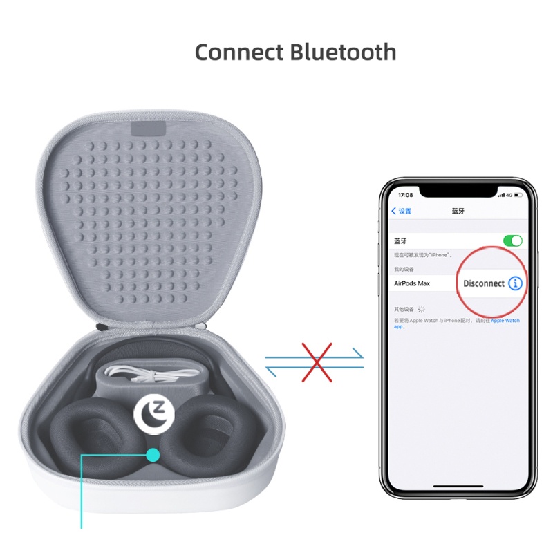 Hộp EVA Đựng Tai Nghe Không Dây Cho Max