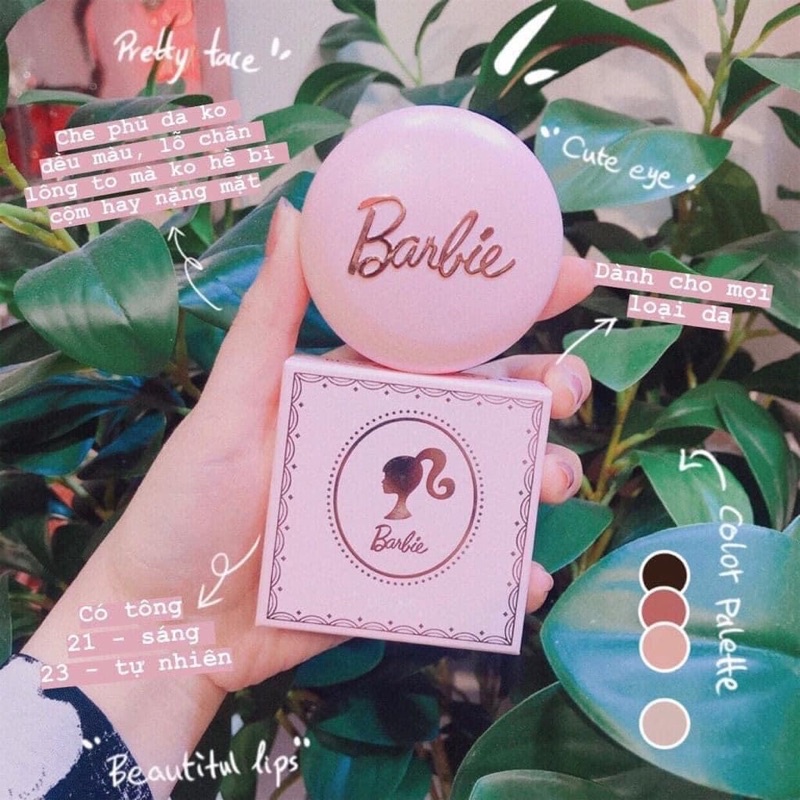 Phấn phủ Eglips Barbie Blur Powder Pact tone 23