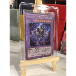Lá bài thẻ bài Yugioh Masked Hero Acid - Secret Rare - Tặng bọc bài nhựa bảo quản