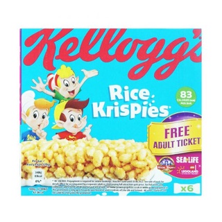 Hộp 6 thanh ngũ cốc rice krispies kellogg's 120g a