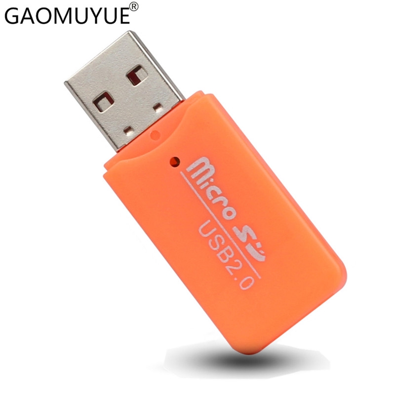 Đầu đọc thẻ nhớ mini USB 2.0 hỗ trợ đọc thẻ nhớ TF Micro SD