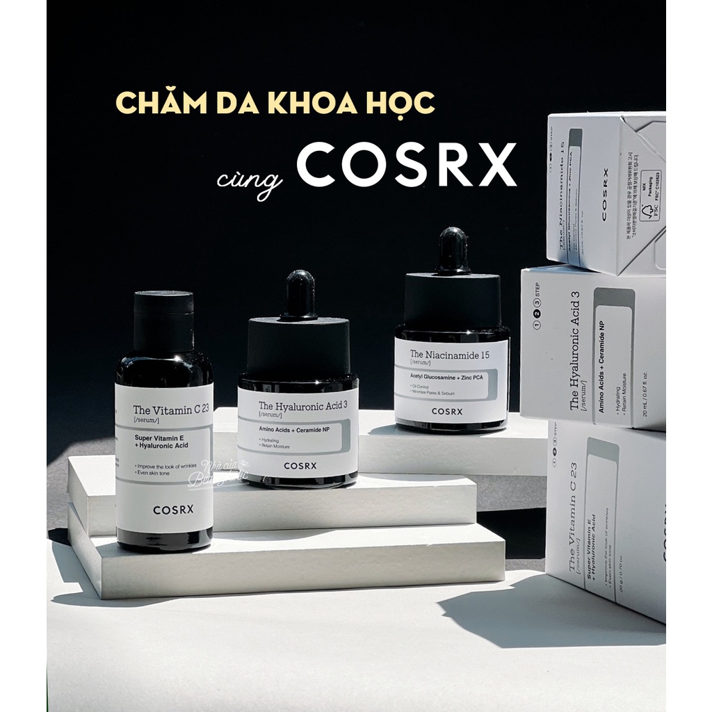 Serum dưỡng chuyên sâu COSRX VITAMINC 23 - NIACINAMIDE 15 - HYALURONIC ACID 3