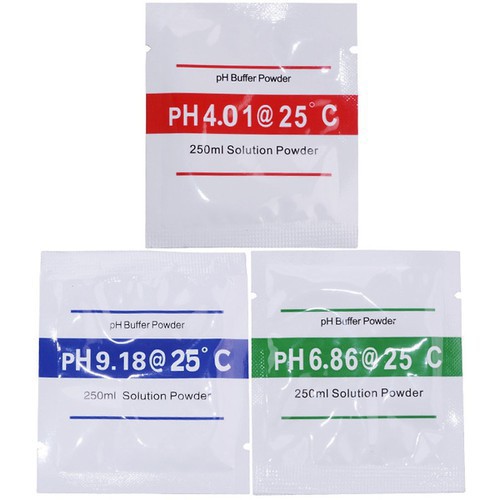 [Hàng loại 1] Combo 3 gói bột dung dịch hiệu chỉnh máy đo pH nước nuôi cá
