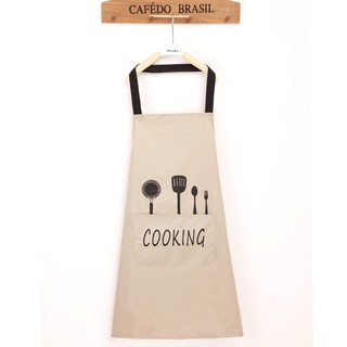Tạp dề dễ thương - Tạp dề nấu ăn cao cấp sử dụng vải cotton siêu bền, chống thấm nước, có túi kèm theo để đựng
