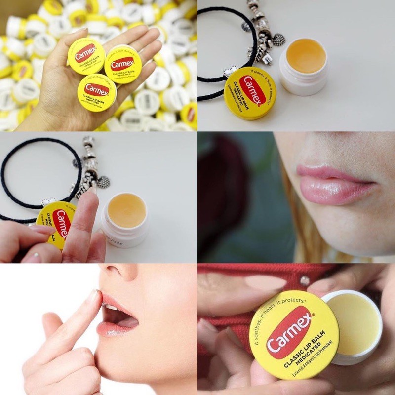 Son dưỡng môi Carmex Classic Lip Balm dạng hủ