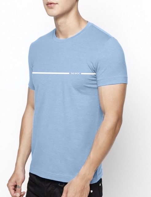 ÁO THUN NAM CỔ TRÒN 100% cotton, mịn mát AN131
