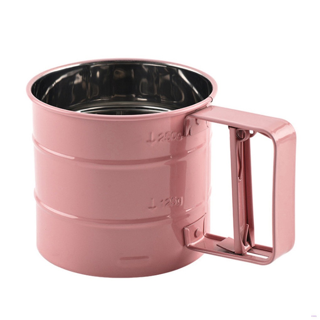 Cốc Rây Bột Cầm Tay Bằng Thép Không Gỉ